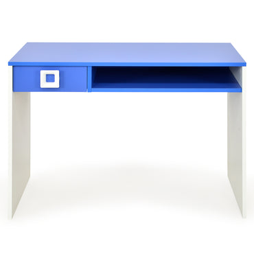 Birou 1 nisa, 1 sertar reversibil DALIN BLU