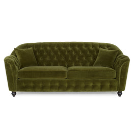 CRESTVIEW Canapea 3 locuri, 2 perne decor, stofă