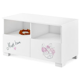Comoda TV 2 sertare FANCY PINK