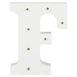 Decor luminos din lemn LITERA