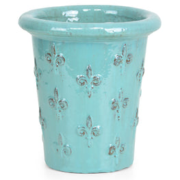 Ghiveci ceramica H.33 cm FLEUR DE LYS