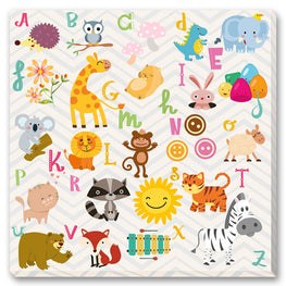 Tablou canvas 53x53 cm ALPHABET