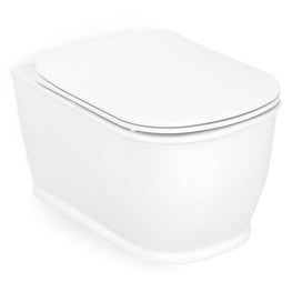 Vas toaleta suspendat, ceramica, cu capac GENESIS