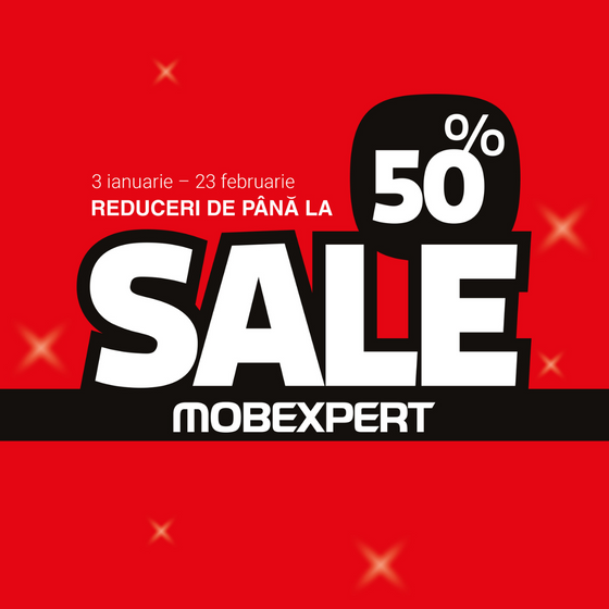 SALE. Reduceri de iarnă de până la 50% de la Mobexpert