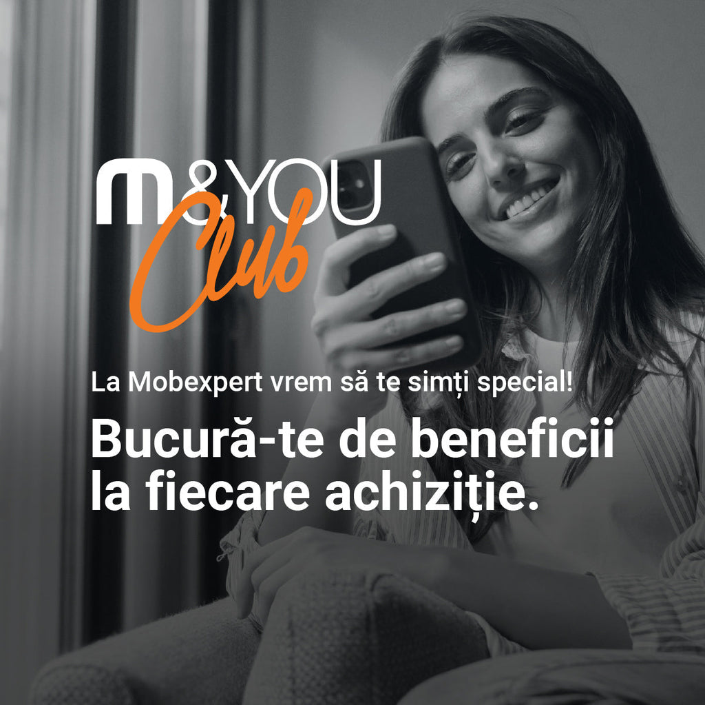 Am lansat M&You Club: acum primești 8% înapoi din valoarea comenzilor