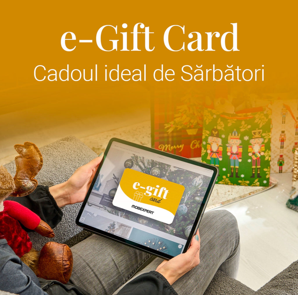 e-Gift Card Mobexpert: Cadoul online care oferă bucurie celor dragi, la un click distanță