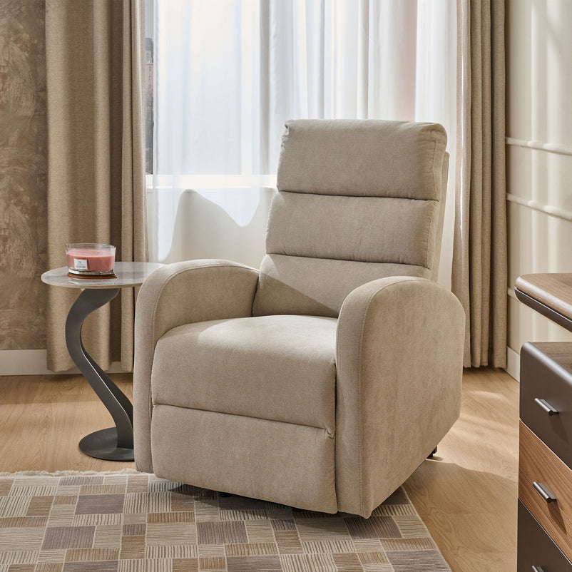 FULTON Fotoliu, lift și recliner electric, stofă