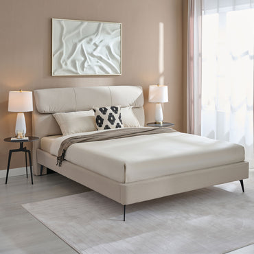 GENESEE Pat tapițat, 160x200cm, somieră inclusă