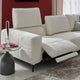 KARSTON Colțar cu șezlong stânga/dreapta, recliner electric, stofă