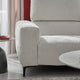 KARSTON Colțar cu șezlong stânga/dreapta, recliner electric, stofă