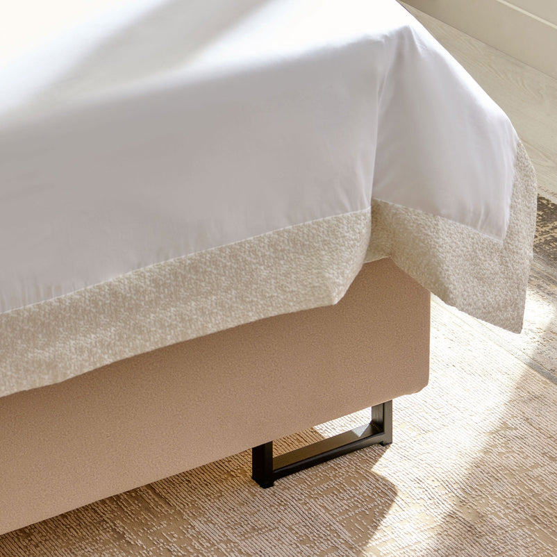 FIONA Pat tapițat, saltea și spatiu depozitare incluse - Articol resigilat