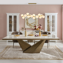 ALABAMA Vitrină 4 uși