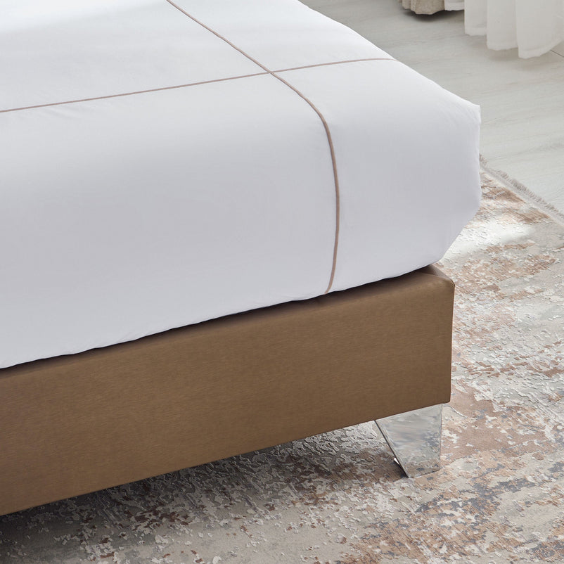 MAGNUM Pat tapițat, 160x200cm, somieră inclusă - Articol resigilat