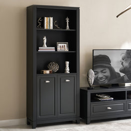 JACKSON Etajeră lată, 2 uși