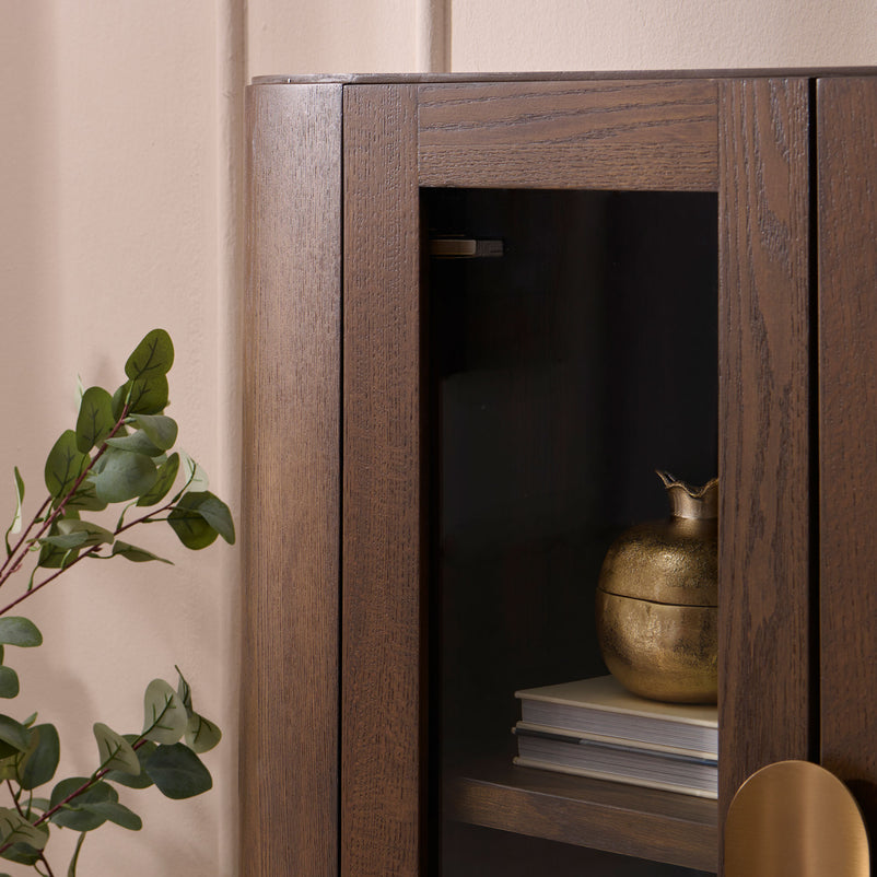 SANFORD Vitrină 2 uși