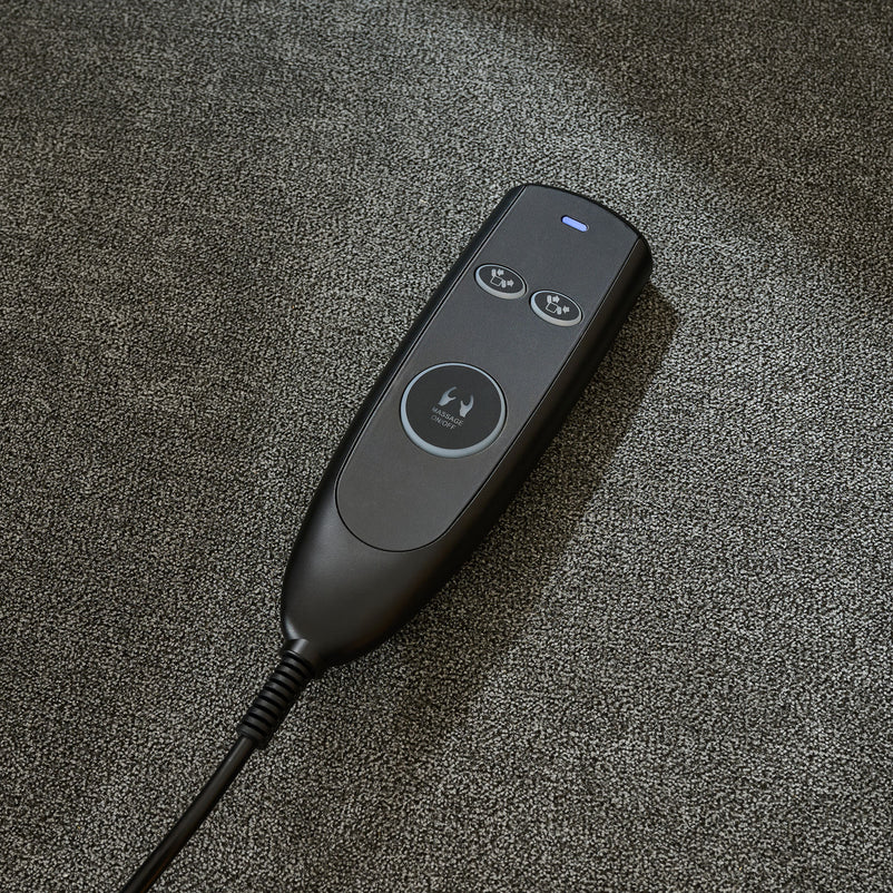 LONOKE Fotoliu, recliner și masaj, stofă