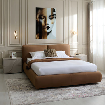 MAJESTIC Pat tapițat, 160x200cm, somieră și ladă depozitare incluse