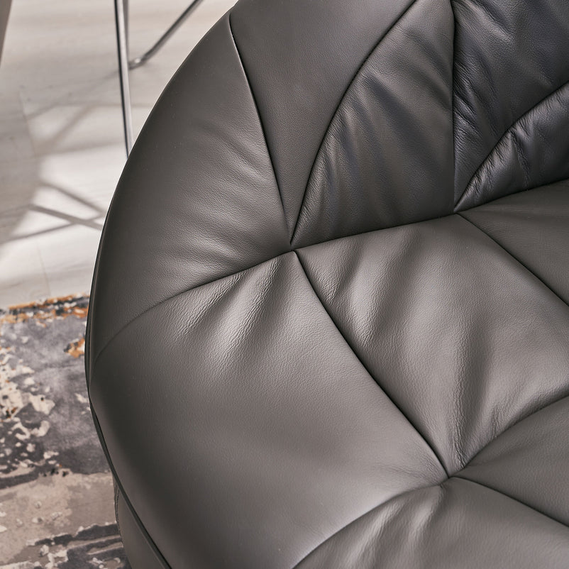 CHICAGO Fotoliu rotativ, piele