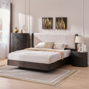 HANFORD Pat tapițat, 160x200cm, somieră inclusă