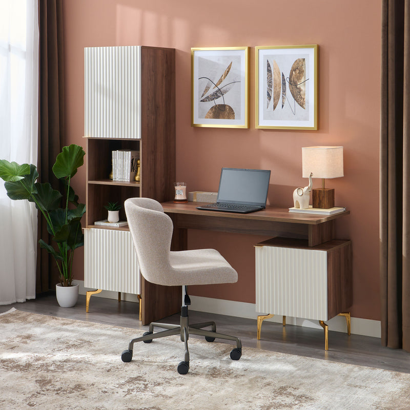 WAVE Blat si laterală birou copii, reversibile