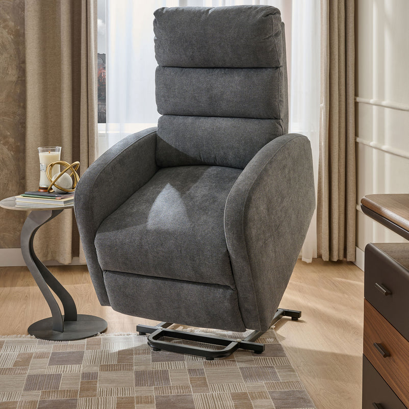 FULTON Fotoliu, lift și recliner electric, stofă