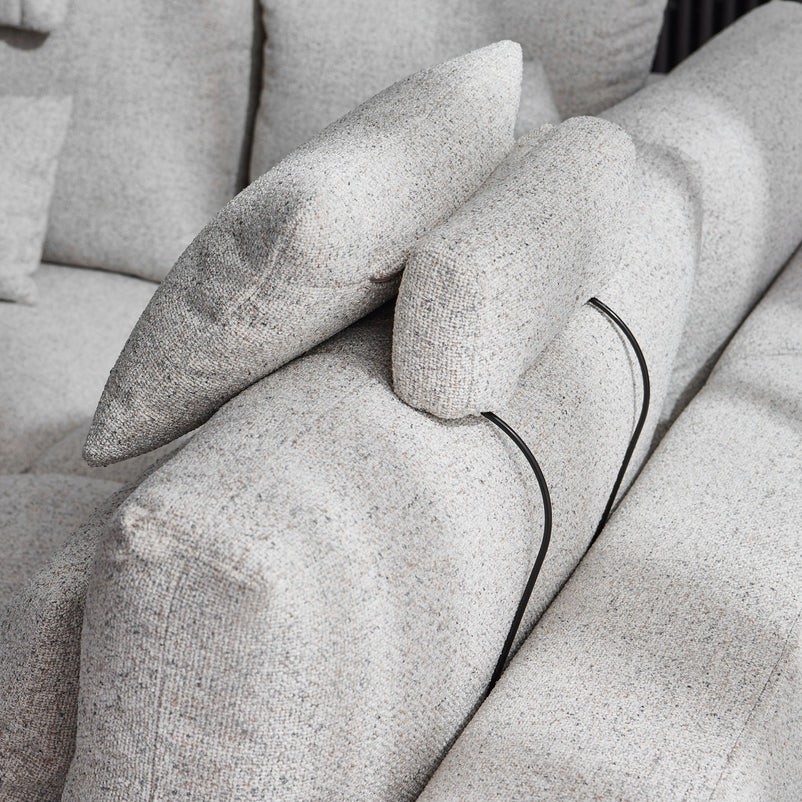 ILLONA Colțar cu șezlong stânga/dreapta, stofă