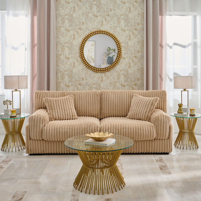 LEAF Platou, sticlă, L.31cm