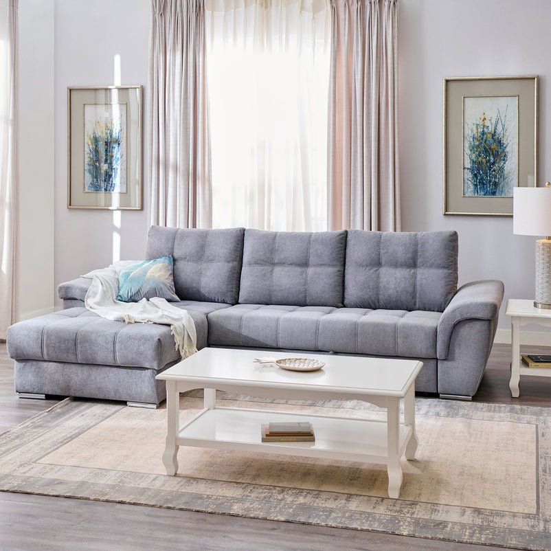 MARLEY Colțar extensibil, șezlong stânga/dreapta, stofă