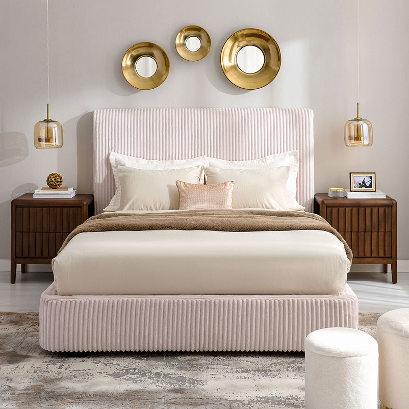 MARYANNE Pat tapițat, 160x200cm, ladă depozitare inclusă