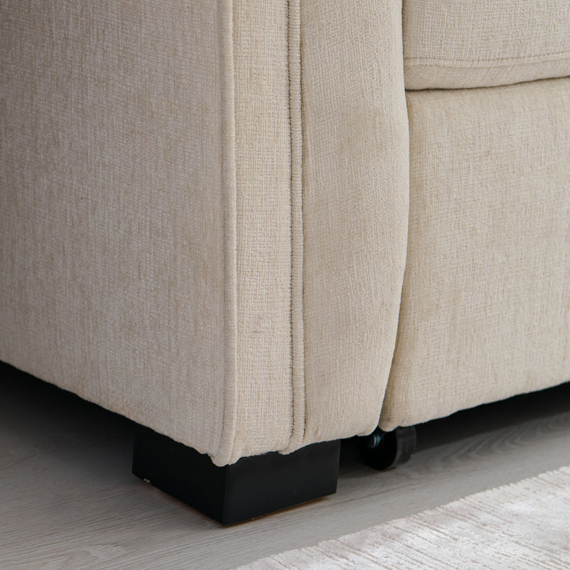 ASCOLI Colțar extensibil, șezlong stânga/dreapta, 4 perne decor incluse, stofă