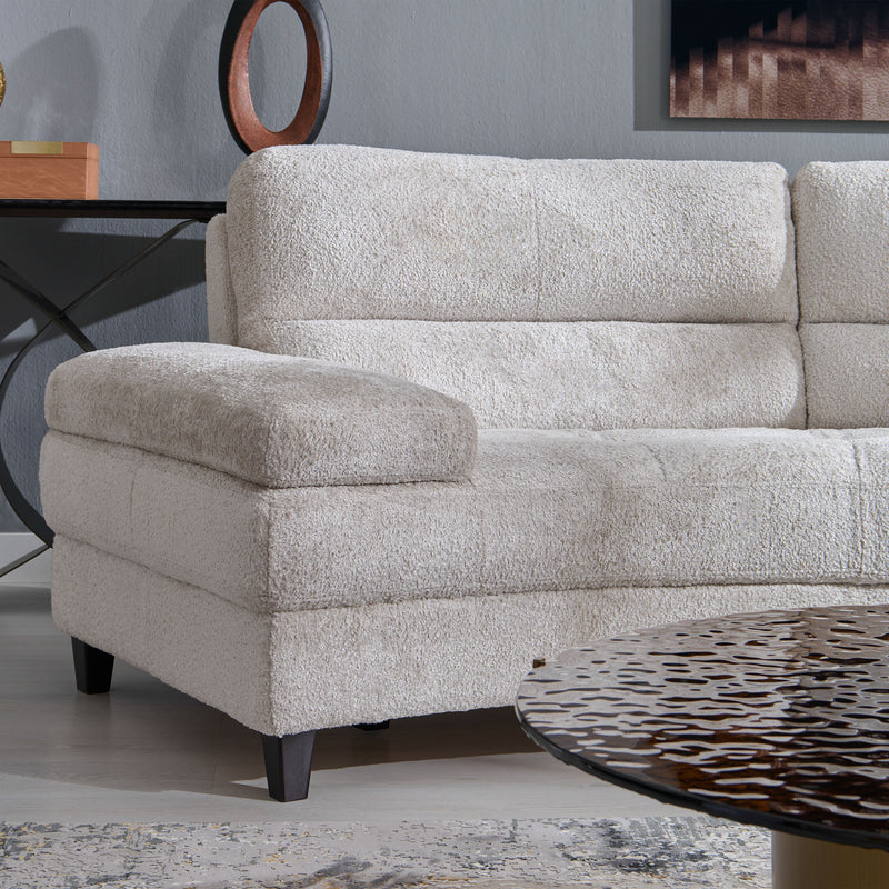 RODO Canapea semicerc cu brațe, stofă