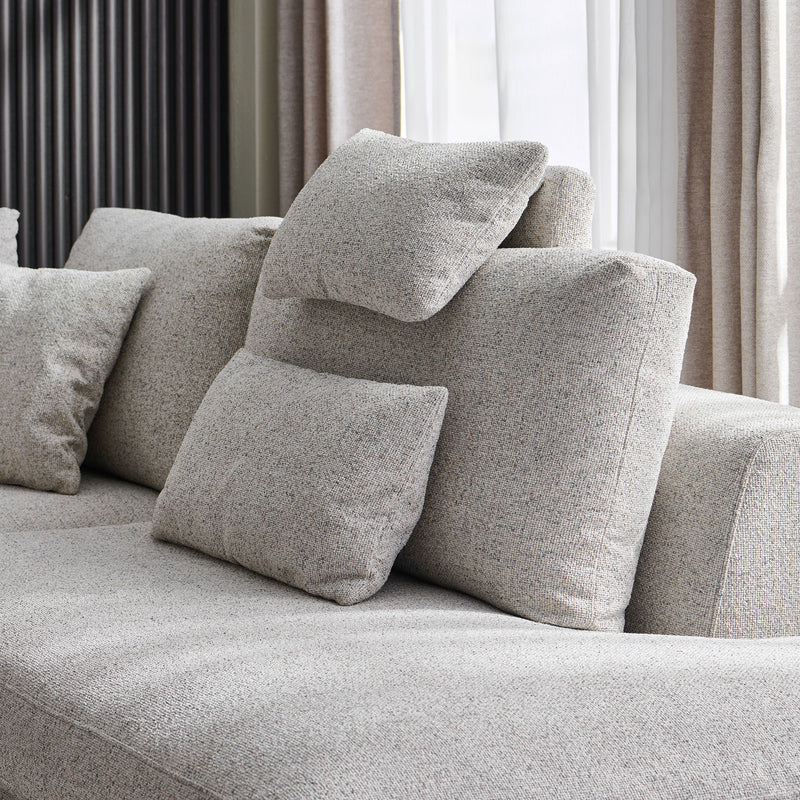 ILLONA Colțar cu șezlong stânga/dreapta, stofă