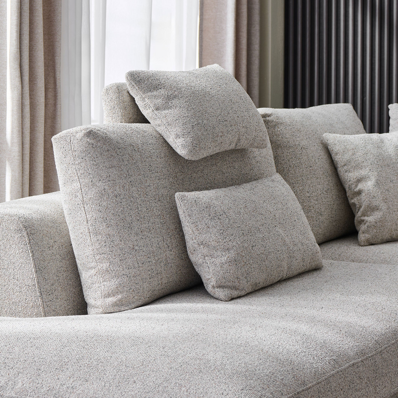 ILLONA Colțar cu șezlong stânga/dreapta, stofă