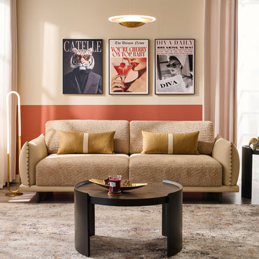 ARENT Canapea 3 locuri, stofă