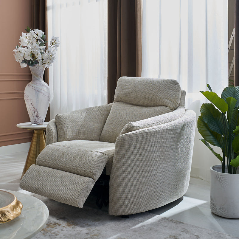 MESSINA Fotoliu, recliner electric, stofă
