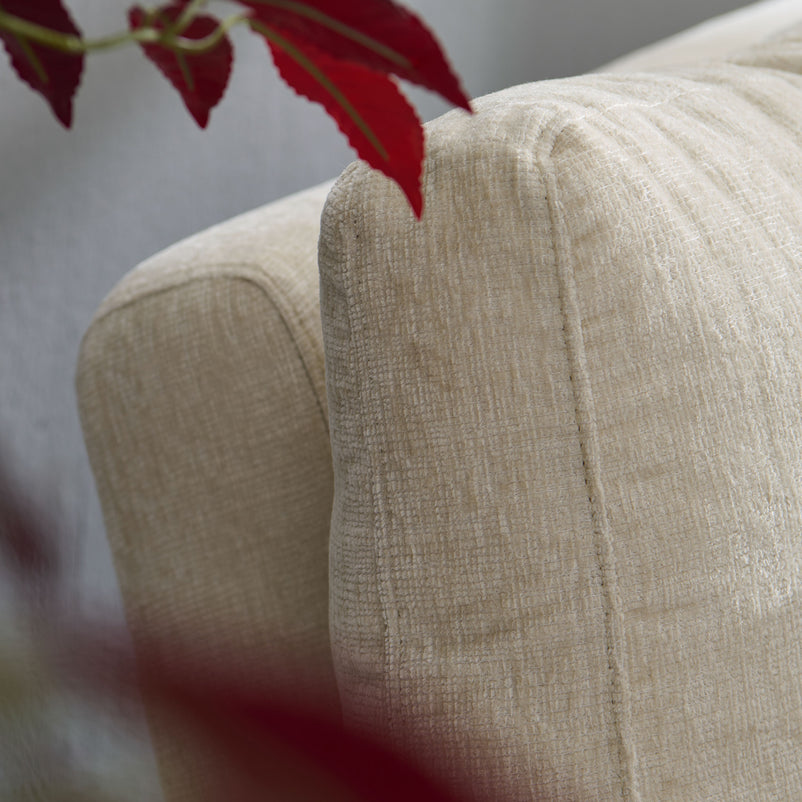 ASCOLI Colțar extensibil, șezlong stânga/dreapta, 4 perne decor incluse, stofă