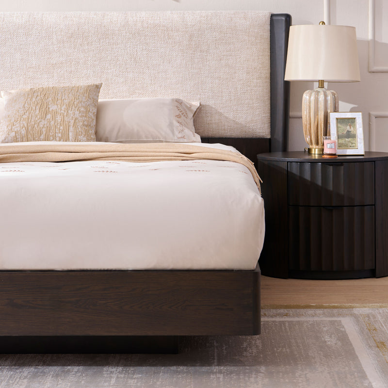 HANFORD Pat tapițat, 160x200cm, somieră inclusă