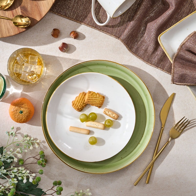 JAVA Farfurie fel principal, porțelan, D.26.5cm