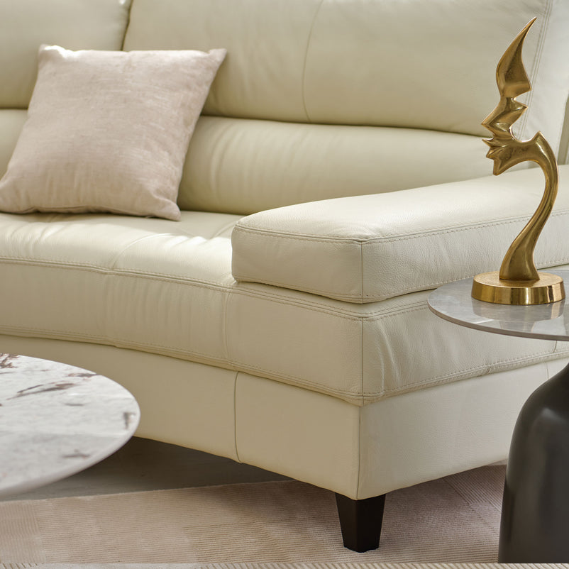 RODO Colțar semirotund, terminal stânga/dreapta, piele