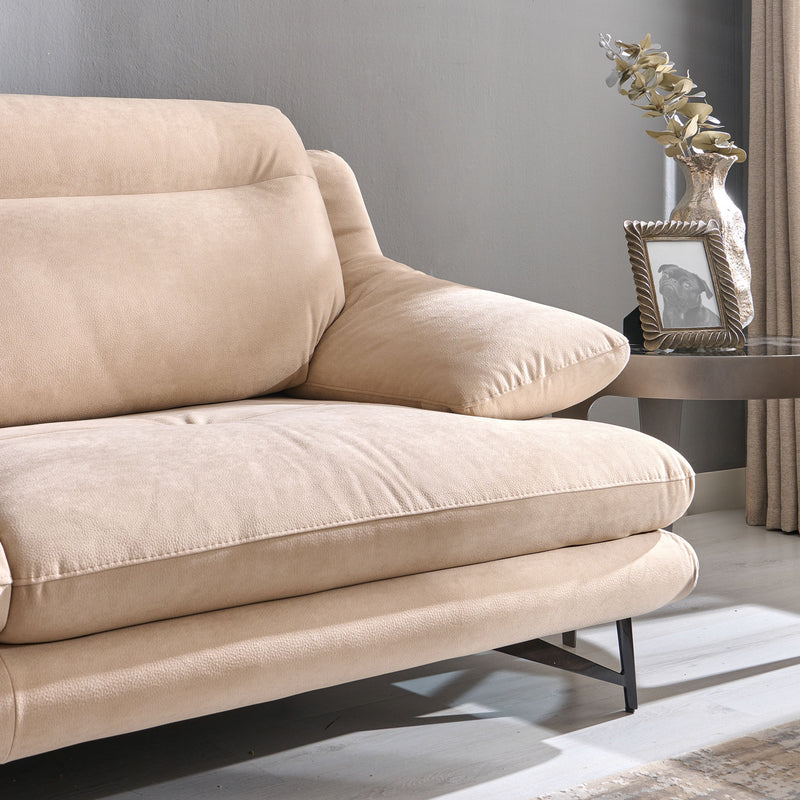 ADISA Canapea 3 locuri, mecanism spătar, stofă