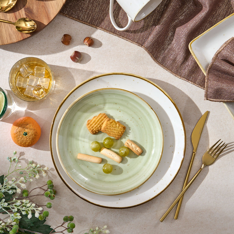 JAVA Farfurie fel principal, porțelan, D.26.5cm