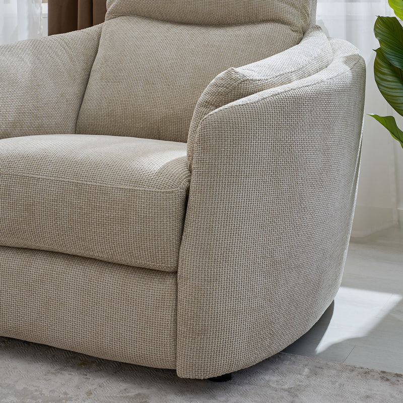 MESSINA Fotoliu, recliner electric, stofă