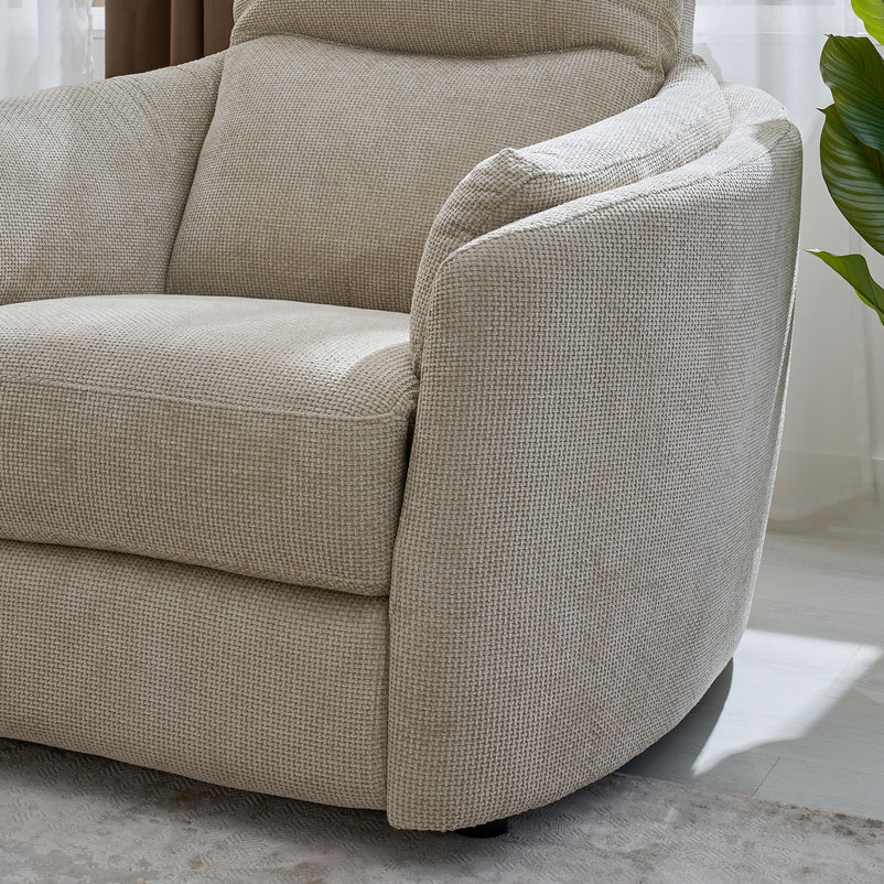 MESSINA Fotoliu, recliner electric, stofă