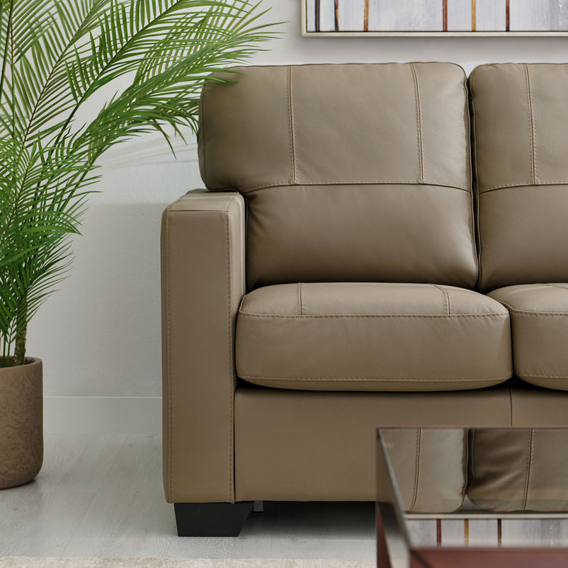 ASWAN Canapea 3 locuri, piele