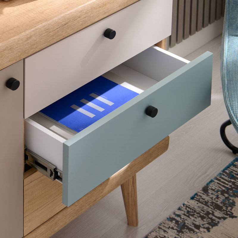 TALLINN Comodă 1 ușă, 3 sertare