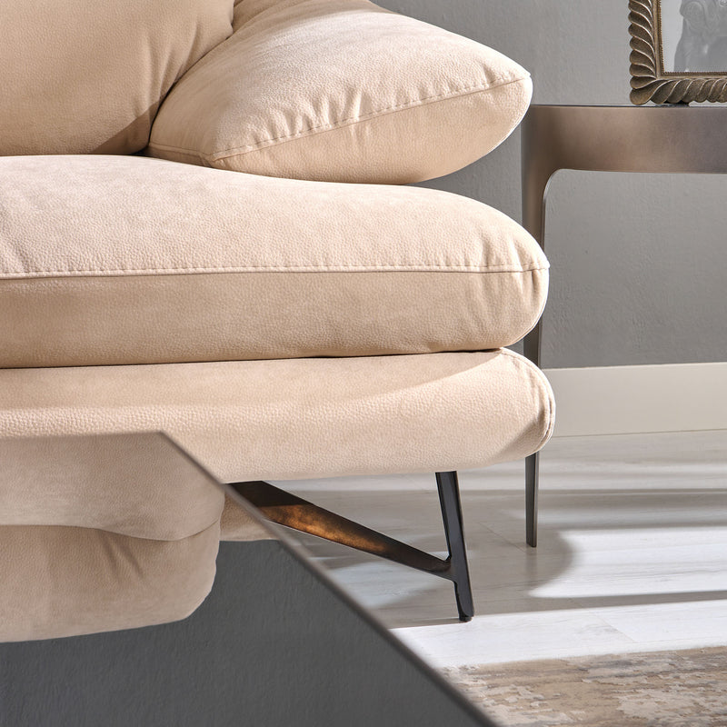 ADISA Canapea 3 locuri, mecanism spătar, stofă