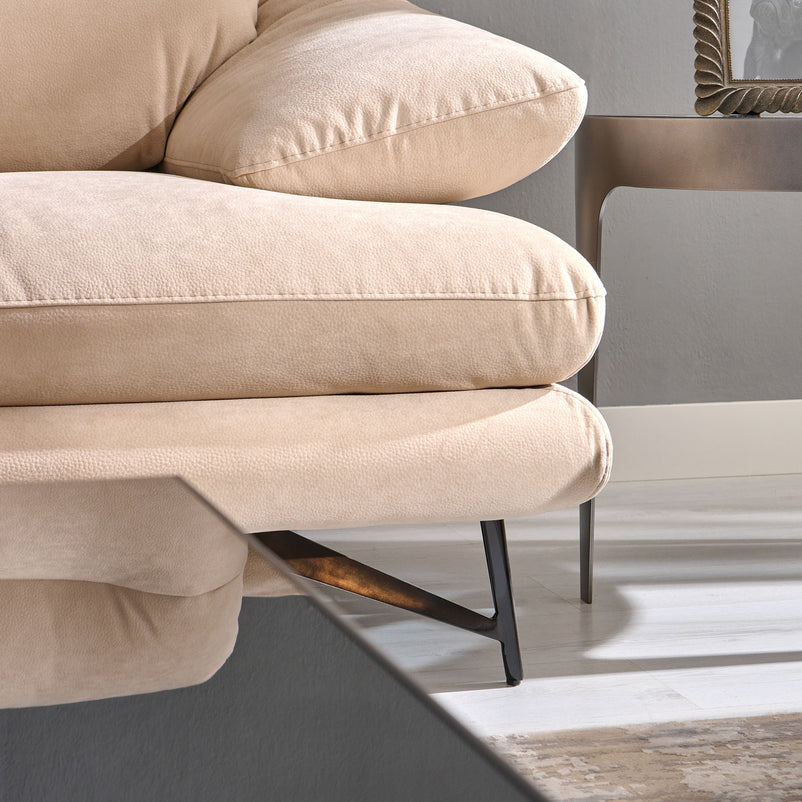 ADISA Canapea 3 locuri, mecanism spătar, stofă