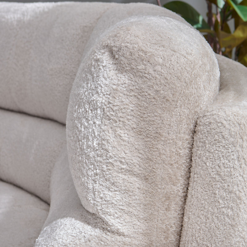 RODO Canapea semicerc cu brațe, stofă