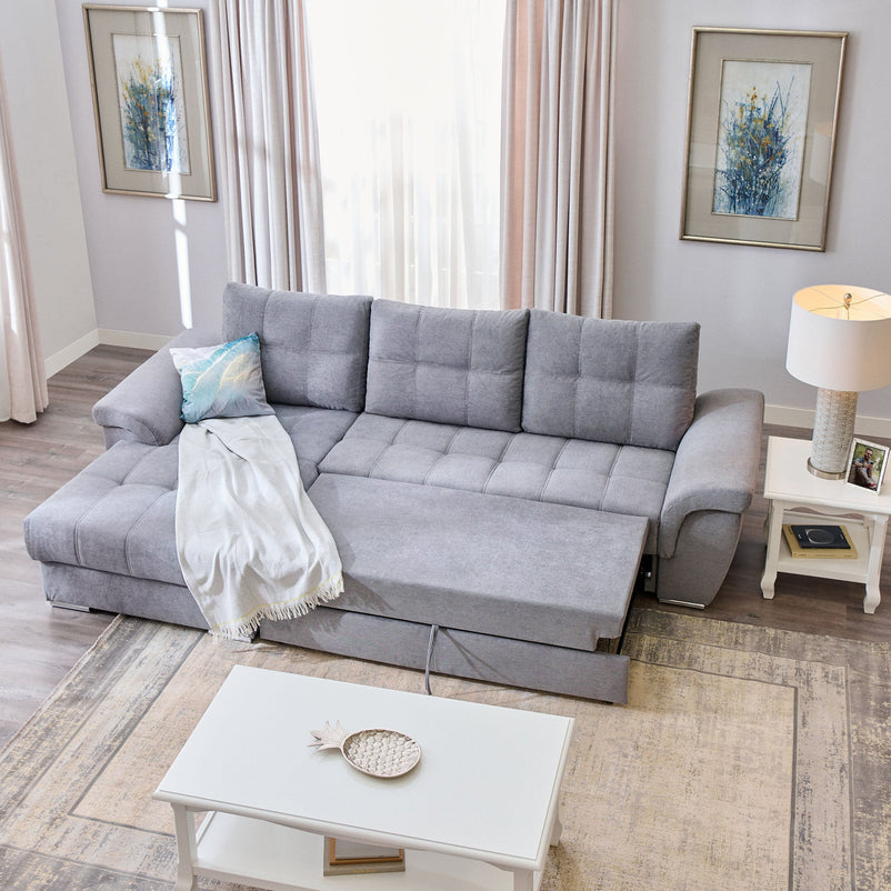 MARLEY Colțar extensibil, șezlong stânga/dreapta, stofă