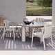 SALLY Set mobilier terasă/grădină, 4 scaune și masă